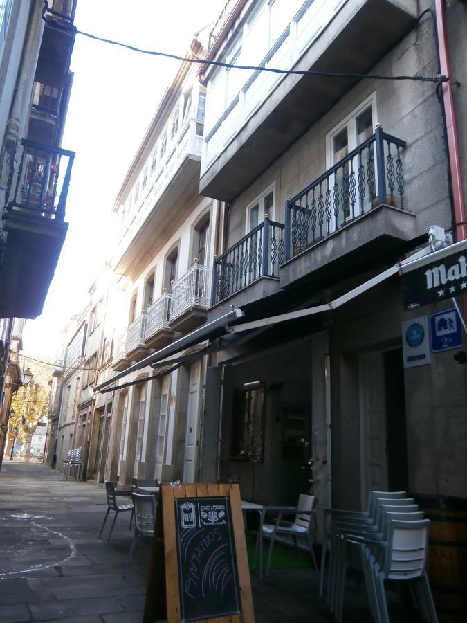 A Barca De Pedra Hostel Padron Bagian luar foto