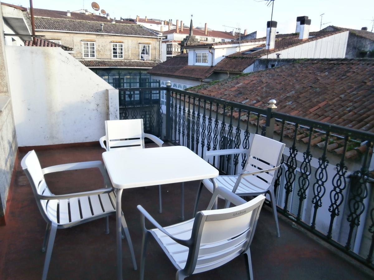 A Barca De Pedra Hostel Padron Bagian luar foto